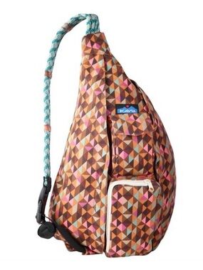 Kavu Rope Sling Bag Jumble Dash Geometric Print Outdoors